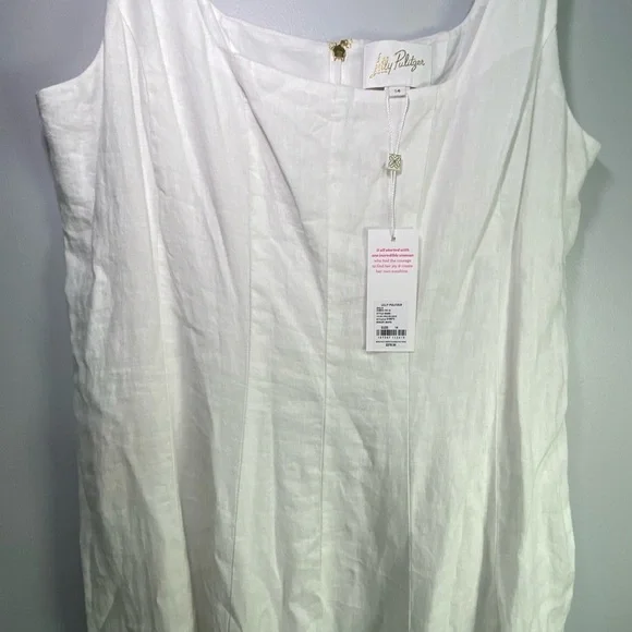Lilly Pulitzer Calina Linen Midi Dress – NWT – Size 14 - Picture 5 of 7